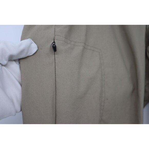 prAna Mens Khaki Outdoor Hiking Pants With Drawstring Waist Pockets Sz 32 - Picture 4 of 13